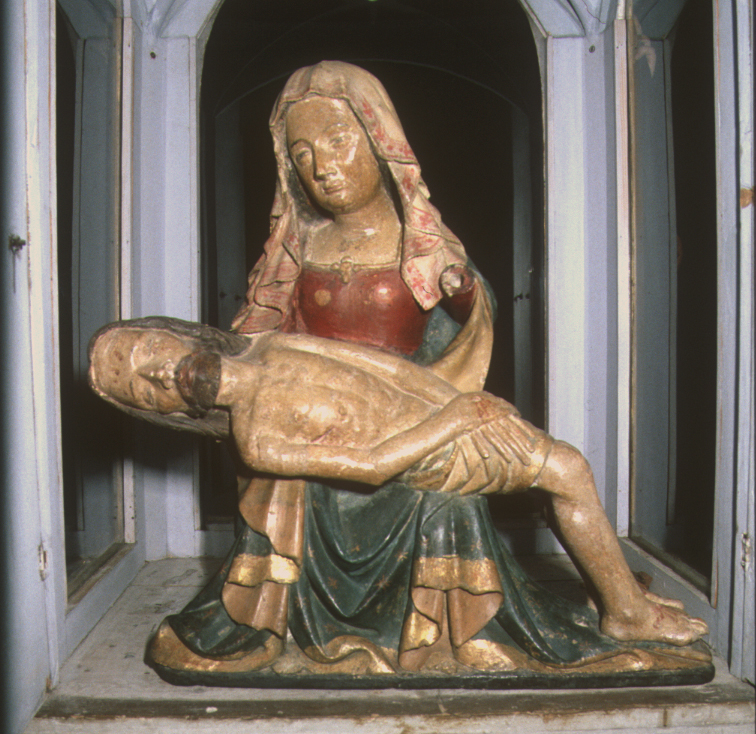 Pietà (scultura) - ambito tedesco (fine/inizio secc. XV/ XVI)