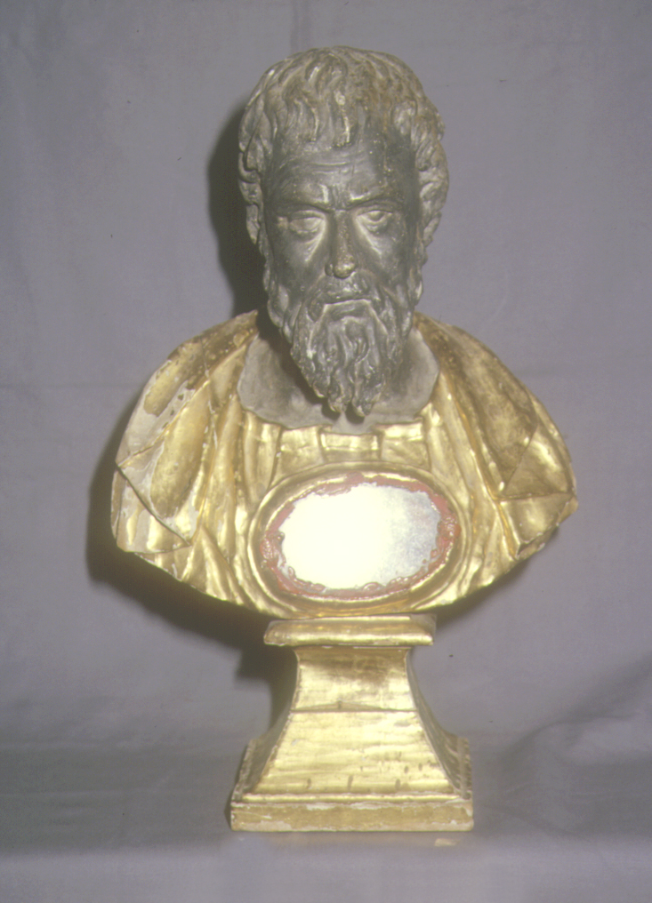 San Paolo (reliquiario - a busto, pendant) - bottega Italia centrale (fine/inizio secc. XVII/ XVIII)