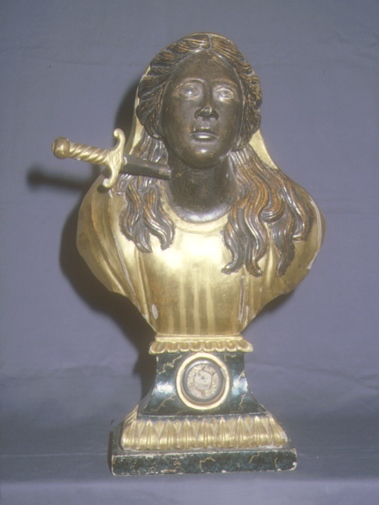 Santa Lucia (reliquiario - a busto) - bottega marchigiana (fine/inizio secc. XVIII/ XIX)