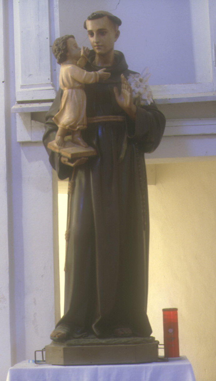 Sant'Antonio da Padova con Gesù bambino (statua) - bottega marchigiana (inizio sec. XX)