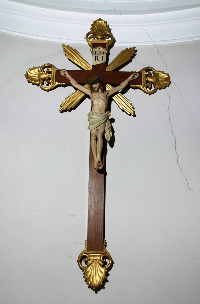 Cristo crocifisso (crocifisso) - bottega marchigiana (metà sec. XX)