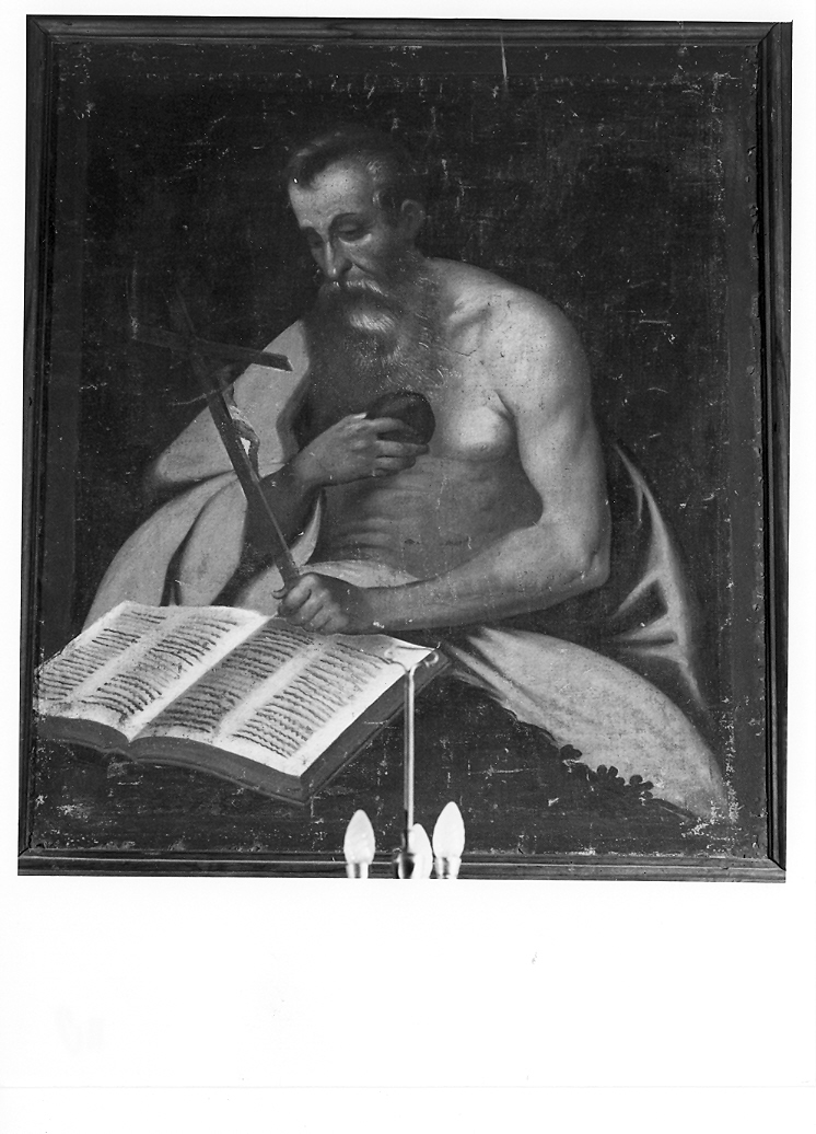 Santo vescovo (dipinto) - ambito marchigiano (sec. XVII)