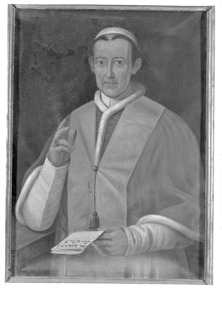 ritratto di papa (dipinto) - ambito marchigiano (fine/inizio secc. XVIII/ XIX)