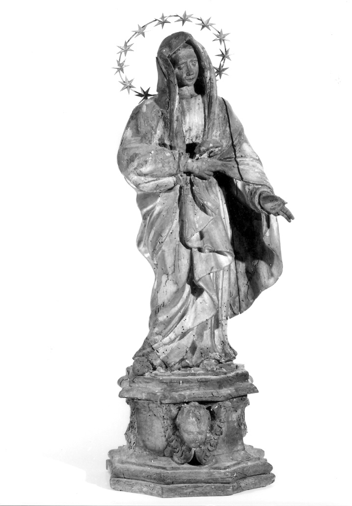 Madonna (statua) - ambito sanseverinate (seconda metà sec. XVIII)
