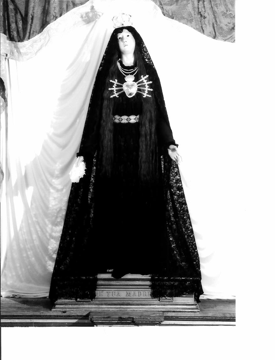 Madonna Addolorata (statua) - bottega marchigiana (inizio sec. XX)