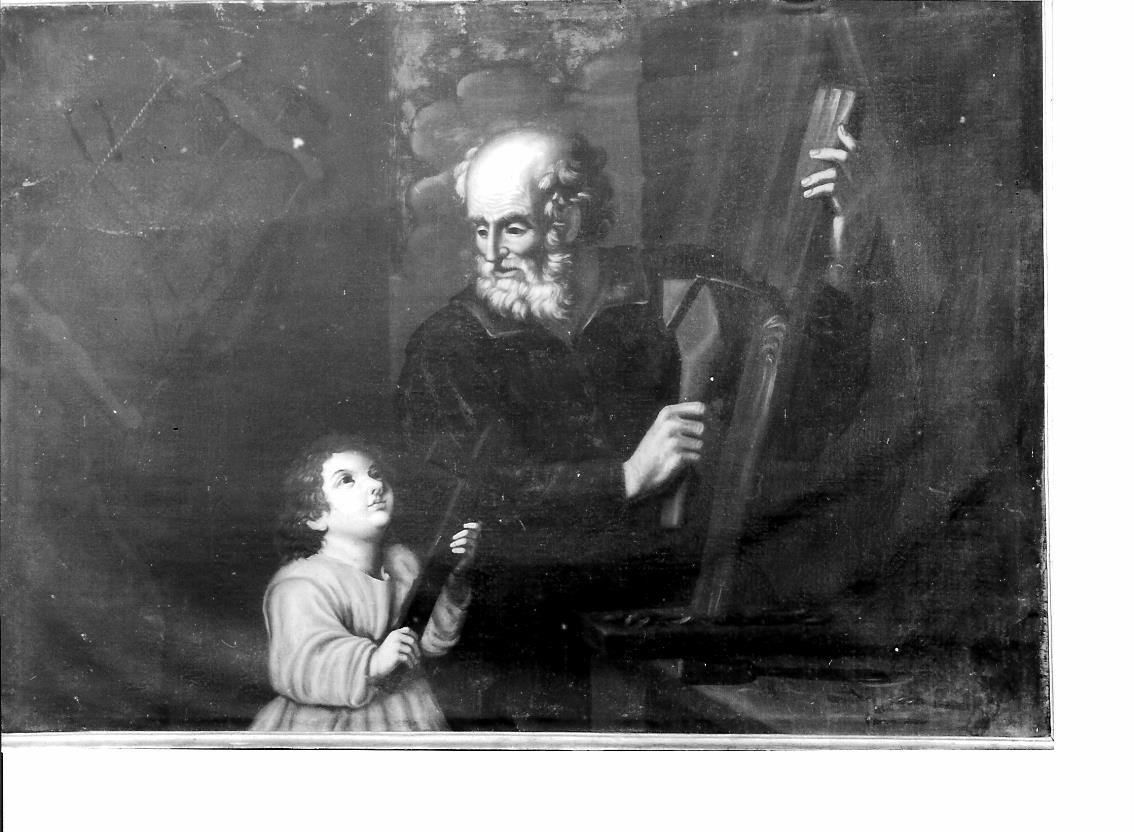 San Giuseppe e Gesù Bambino (dipinto) - ambito marchigiano (seconda metà sec. XVII)
