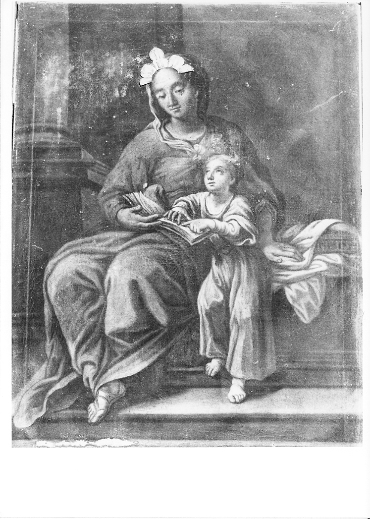 Sant'Anna e Maria Vergine bambina (dipinto) di Ricci Filippo (seconda metà sec. XVIII)