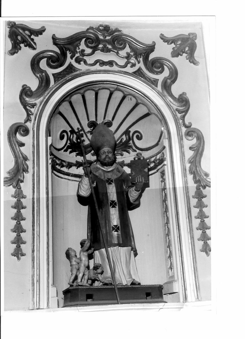 San Nicolò (statua) - ambito marchigiano (sec. XIX)
