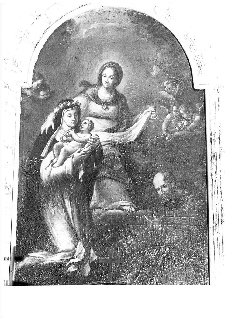 Madonna con Bambino e Santi (dipinto) di Ricci Filippo (ultimo quarto sec. XVIII)