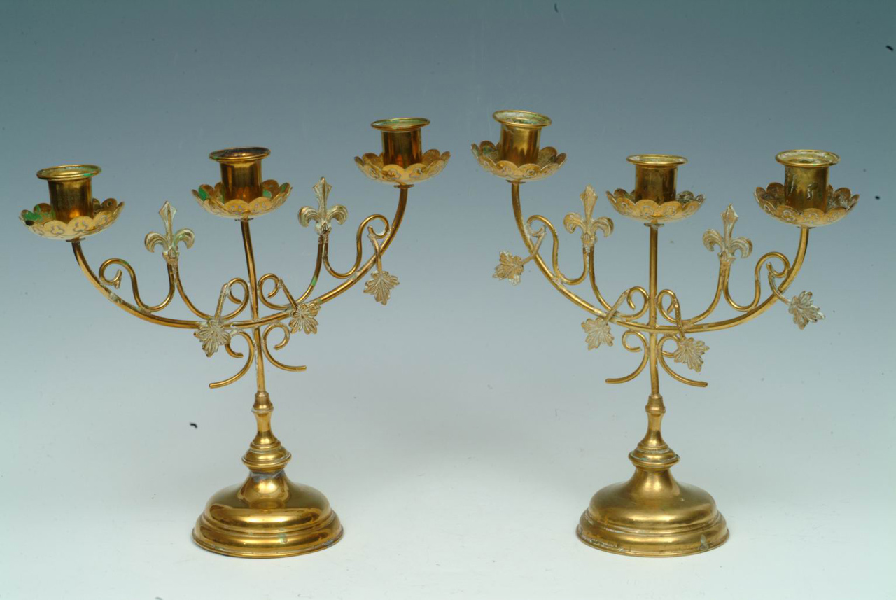 candelabro, serie - ambito italiano (secondo quarto sec. XX)