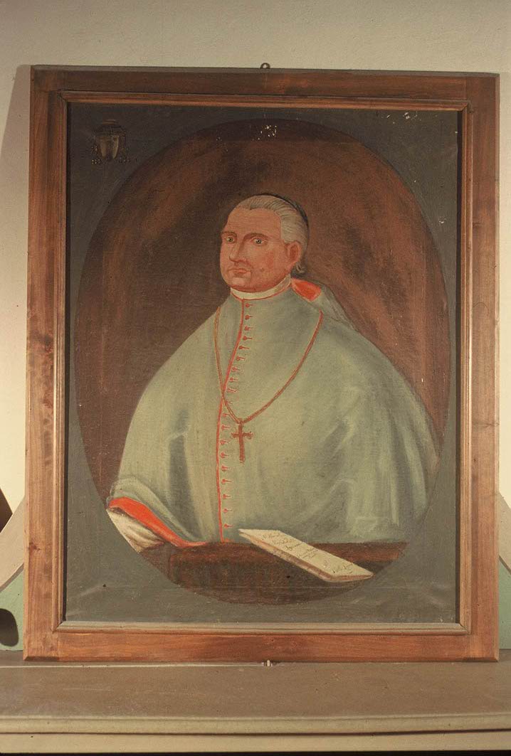 ritratto di monsignor Francesco Rinaldo Tassinari (dipinto, elemento d'insieme) - ambito marchigiano (sec. XIX)