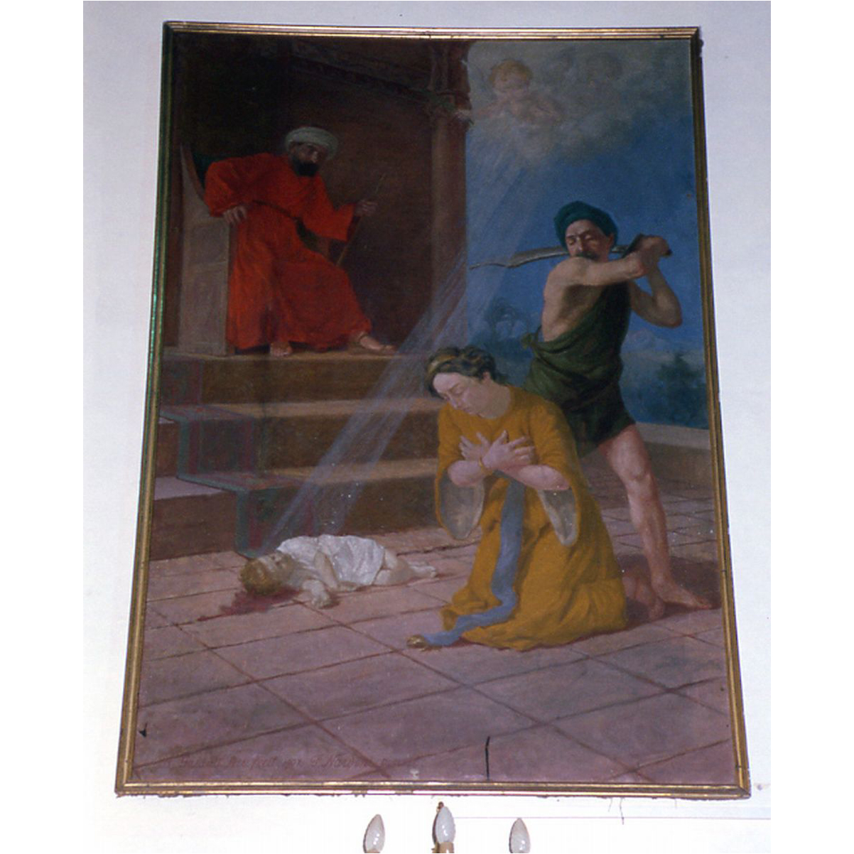 martirio di Santa Giulitta (dipinto) - ambito marchigiano (sec. XIX)