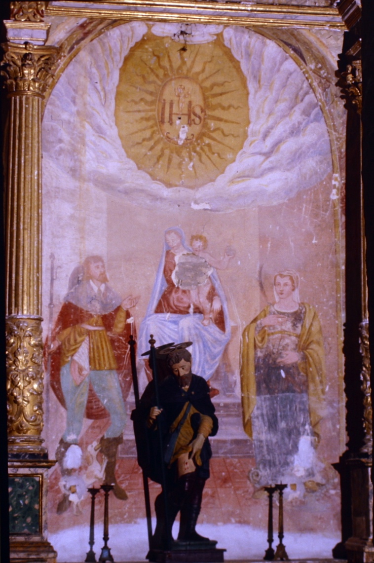Madonna con Bambino e Santi (dipinto, elemento d'insieme) - bottega Italia centrale (sec. XVI)