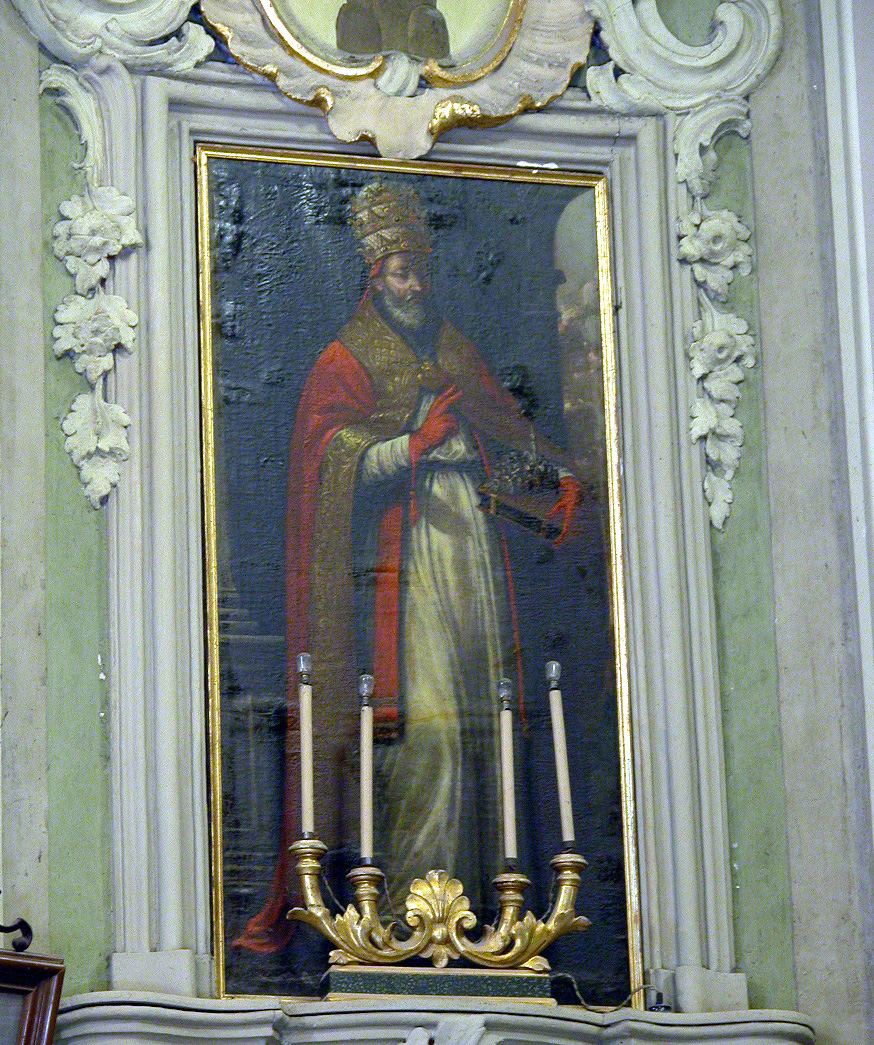 San Fabiano Vescovo (dipinto) - ambito marchigiano (seconda metà sec. XVII)