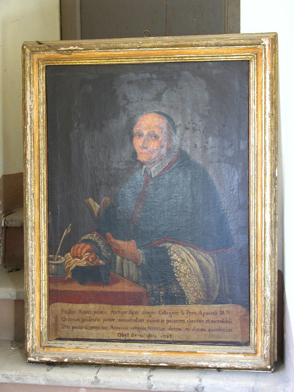 ritratto di Paolo Antici (dipinto) - ambito marchigiano (sec. XVIII)