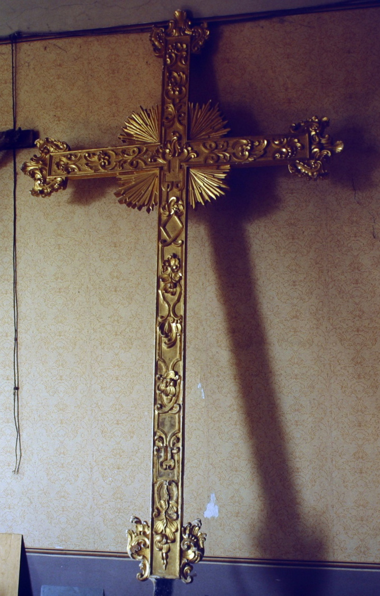 croce processionale - bottega ascolana (prima metà sec. XIX)