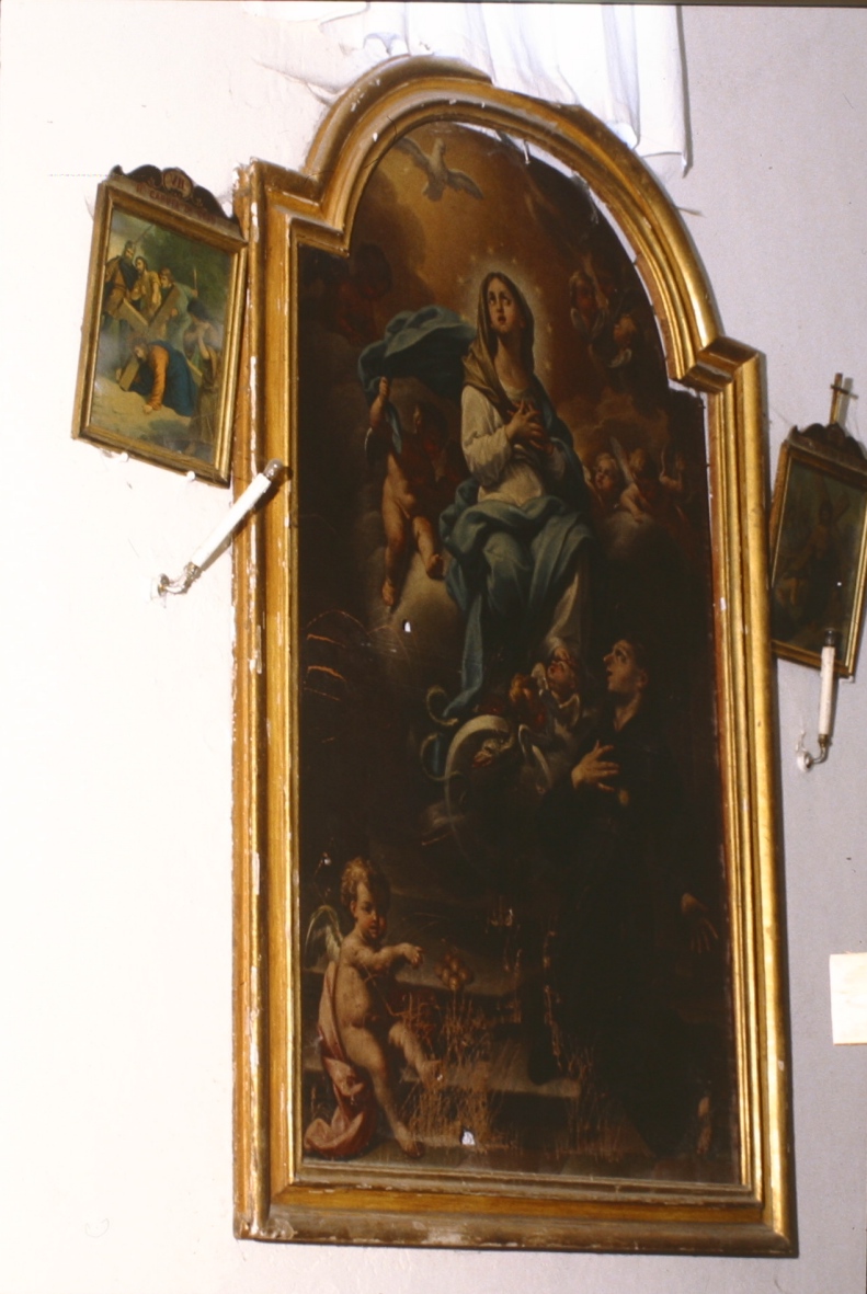 San Nicola da Tolentino (pala d'altare, elemento d'insieme) - bottega marchigiana (sec. XVIII)
