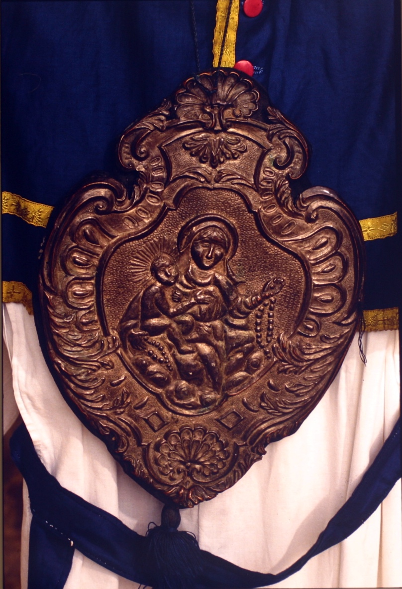 emblema di confraternita - bottega italiana (seconda metà sec. XVIII)