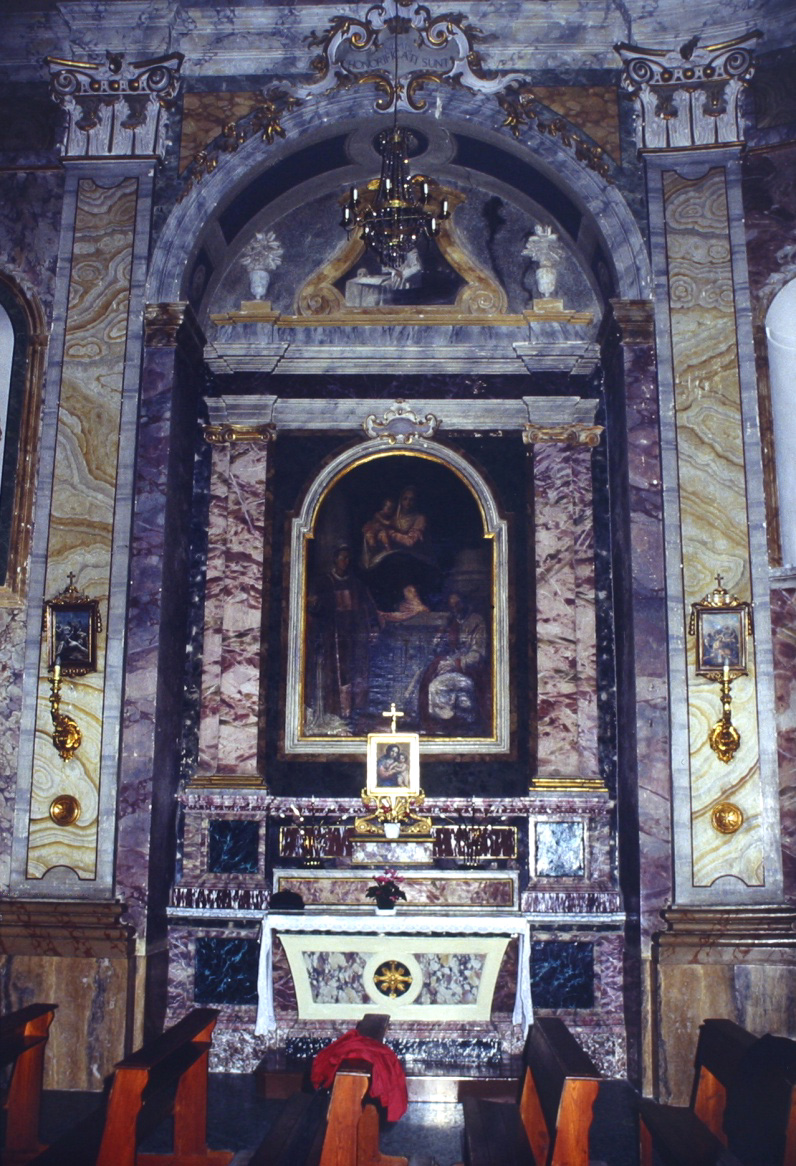 altare, elemento d'insieme - bottega marchigiana (sec. XIX)