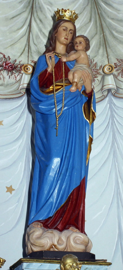 Madonna del Rosario (statua) - bottega italiana (sec. XIX)