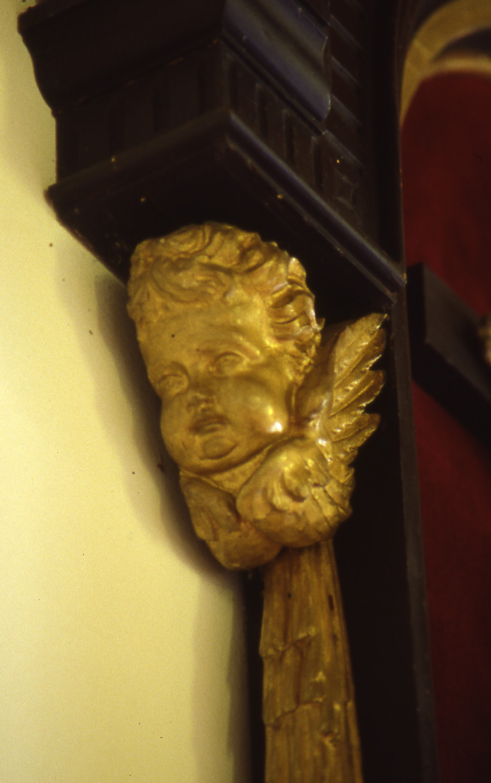 angelo (scultura, coppia) - bottega marchigiana (sec. XIX)