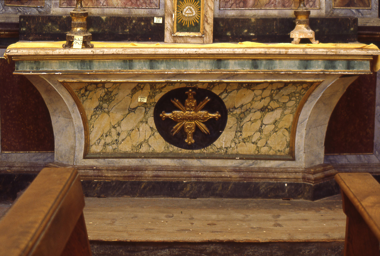 altare, elemento d'insieme - bottega marchigiana (sec. XVIII)