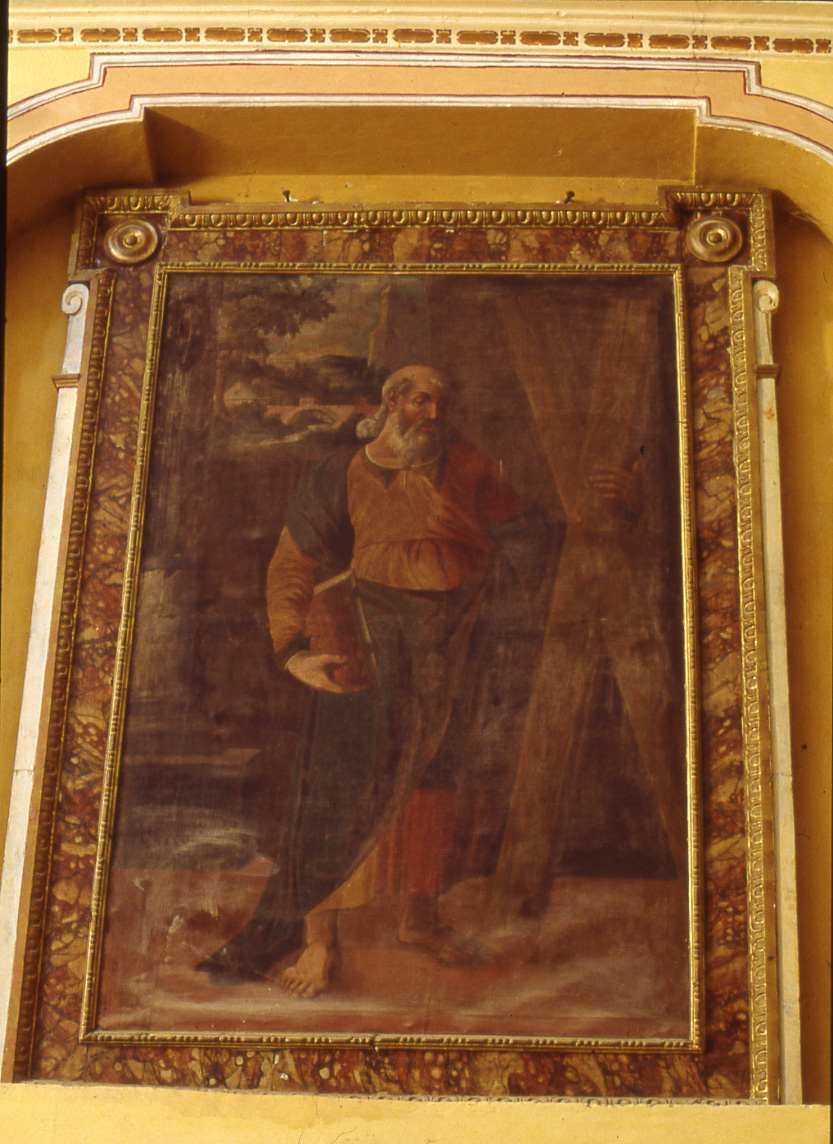 Sant'Andrea (dipinto, elemento d'insieme) - ambito marchigiano (sec. XVII)