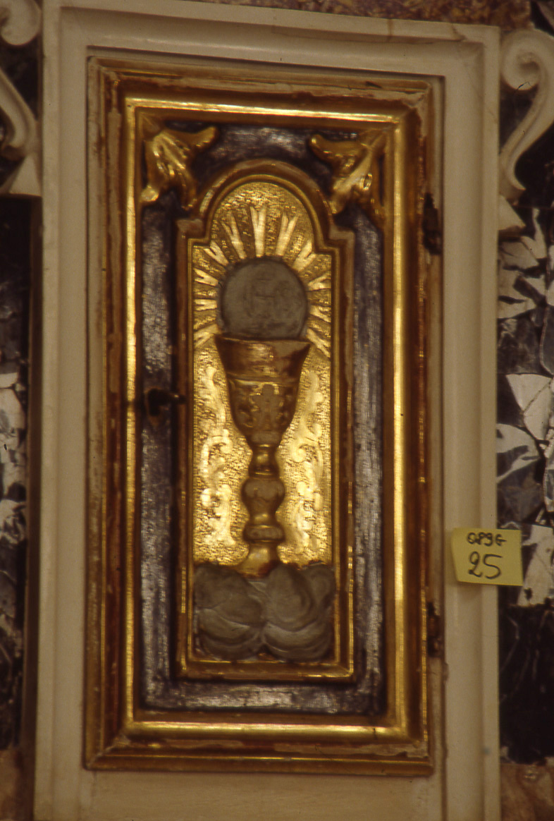 sportello di tabernacolo, elemento d'insieme - bottega marchigiana (sec. XIX)