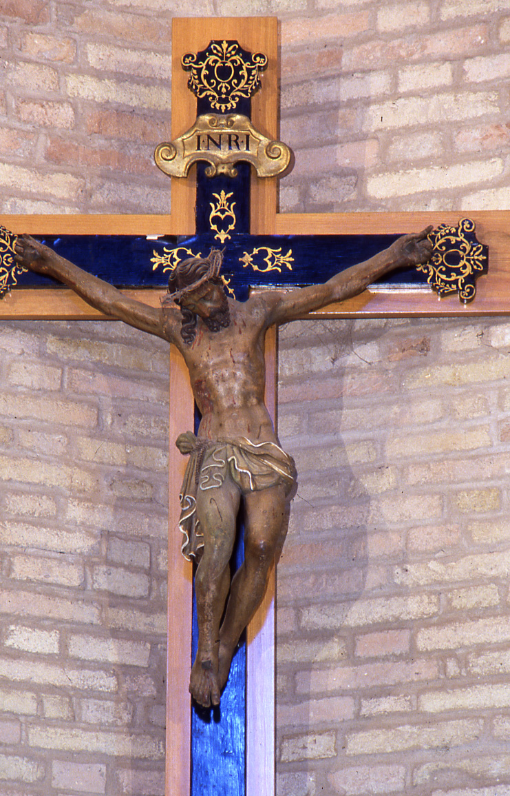 croce processionale, elemento d'insieme - bottega Italia centrale (sec. XVII)