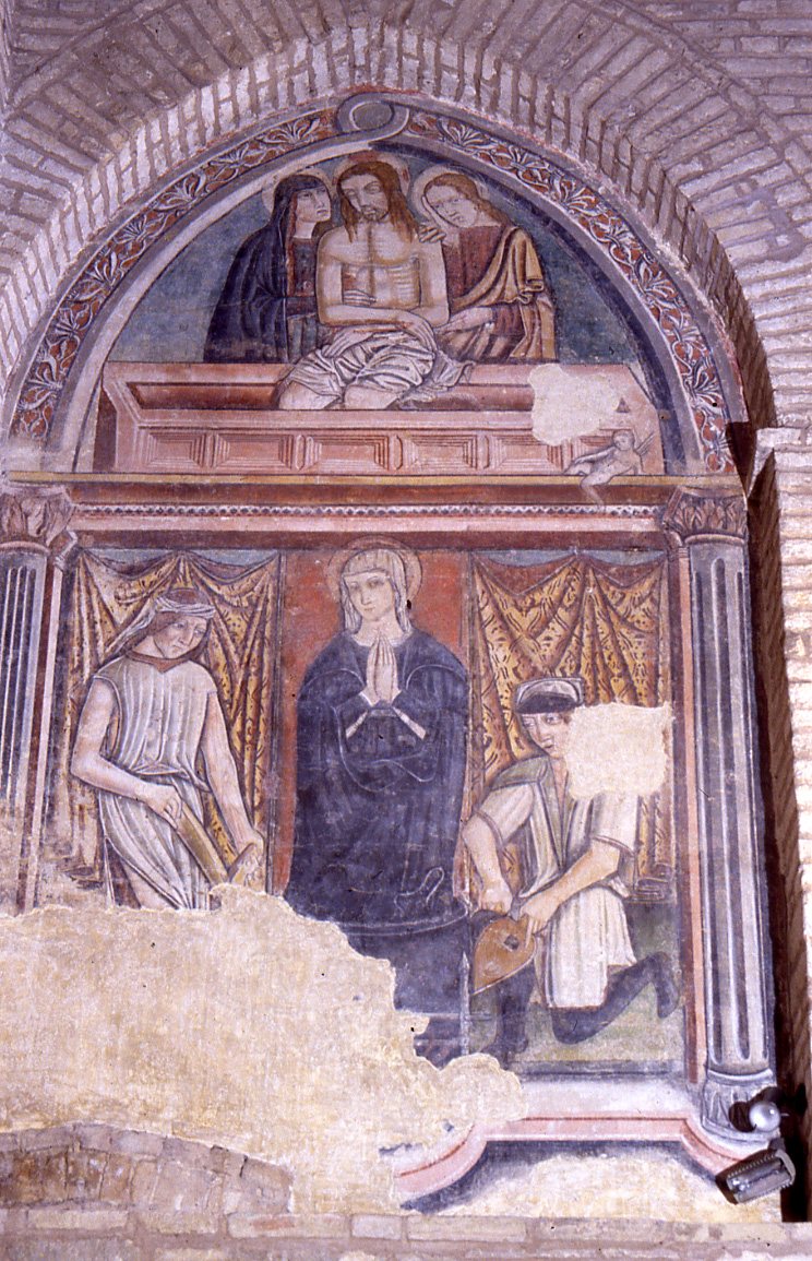 martirio di Santa Veneranda (dipinto) - ambito marchigiano (fine, inizio sec. XV, sec. XVI)