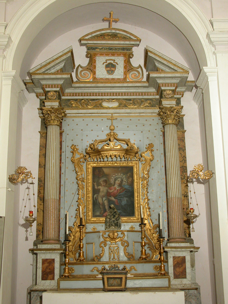altare, insieme - bottega marchigiana (fine, primo quarto sec. XVIII, sec. XIX)
