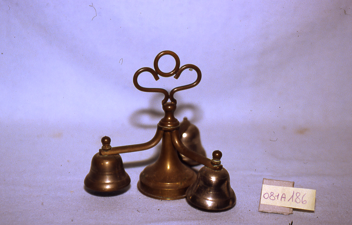 campanello d'altare multiplo - bottega italiana (prima metà sec. XX)