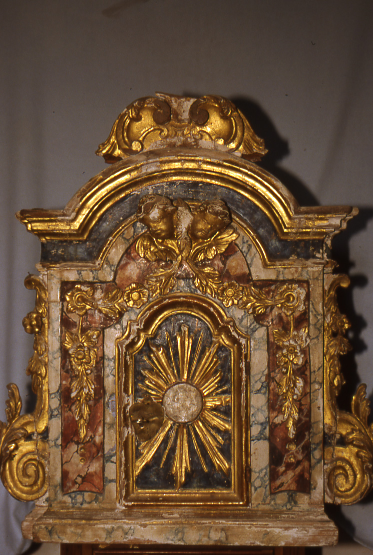 tabernacolo - bottega marchigiana (fine, primo quarto sec. XVIII, sec. XIX)