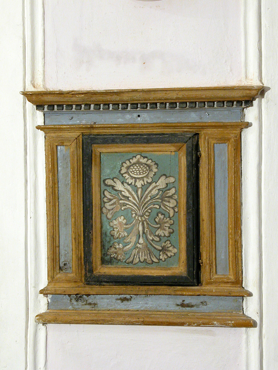tabernacolo murale - bottega marchigiana (sec. XIX)