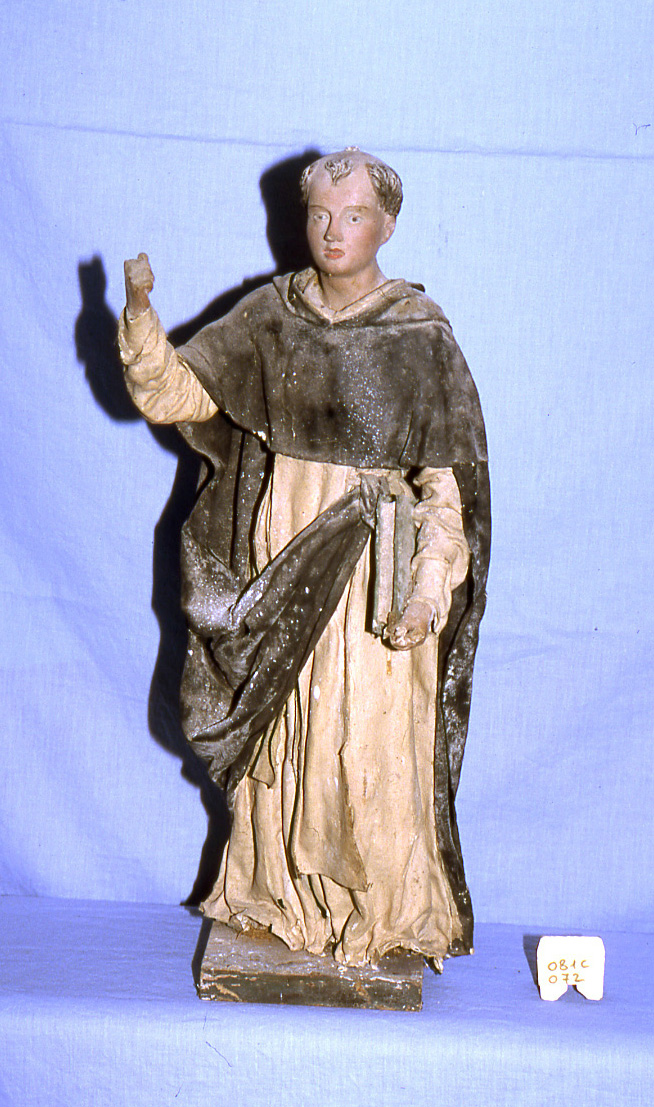 San Vincenzo Ferrer (statuetta) - bottega Italia meridionale (ultimo quarto, primo quarto sec. XVIII, sec. XIX)