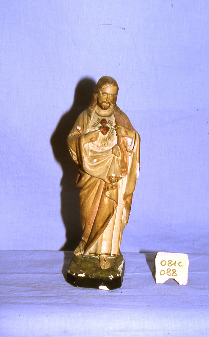 Sacro Cuore di Gesù (statuetta) - bottega marchigiana (prima metà sec. XX)