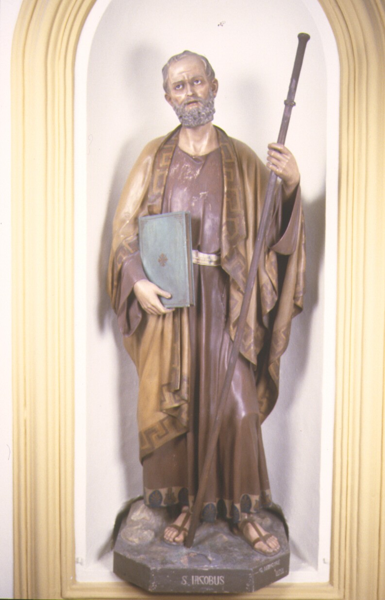 San Giacomo Maggiore (statua) di Malecore Giuseppe (prima metà sec. XX)