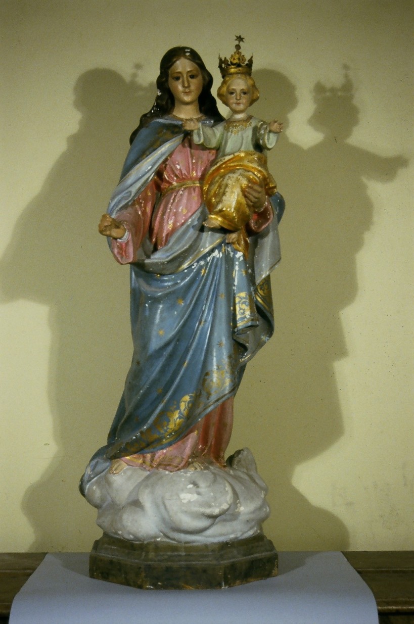 Madonna con Bambino (statua) - ambito marchigiano (seconda metà sec. XIX)