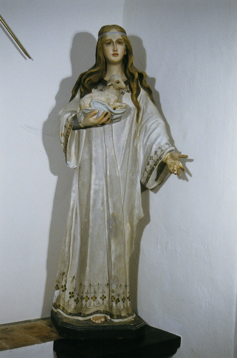 Santa Agnese (statua) - bottega Italia meridionale (primo quarto sec. XX)