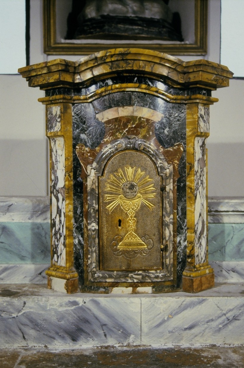 tabernacolo - a tempietto, elemento d'insieme - bottega marchigiana (metà sec. XVIII)