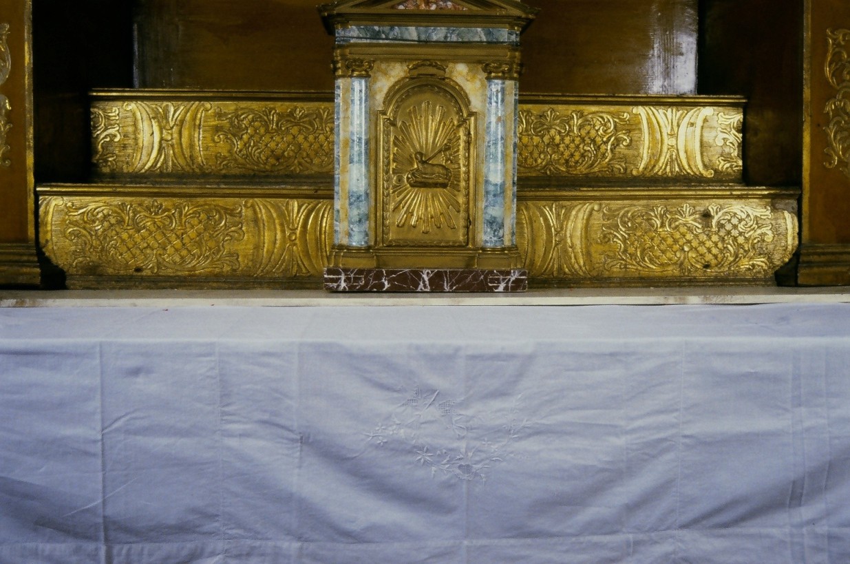 gradino d'altare, elemento d'insieme - ambito marchigiano (primo quarto sec. XIX)