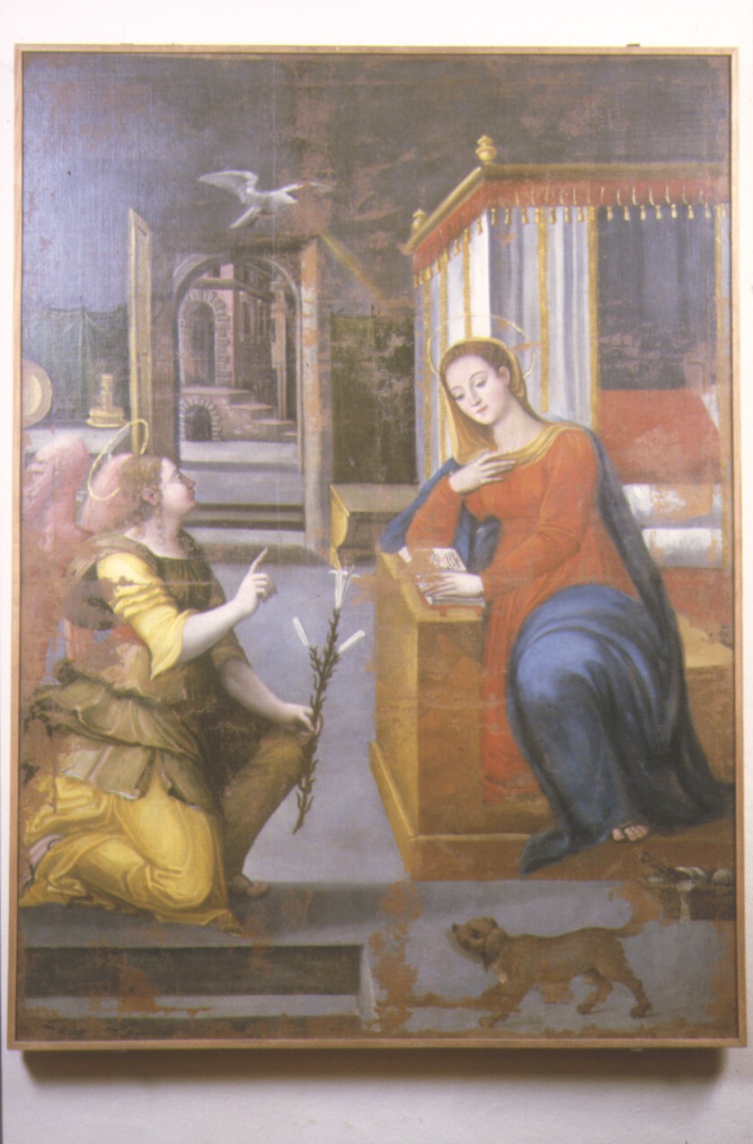 Annunciazione (dipinto) - ambito marchigiano (metà sec. XVI)