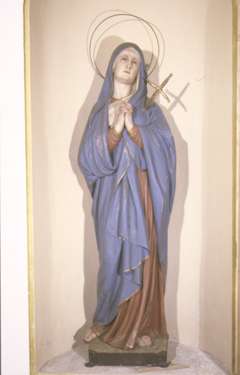 Madonna Addolorata (statua) - ambito italiano (secondo quarto sec. XX)