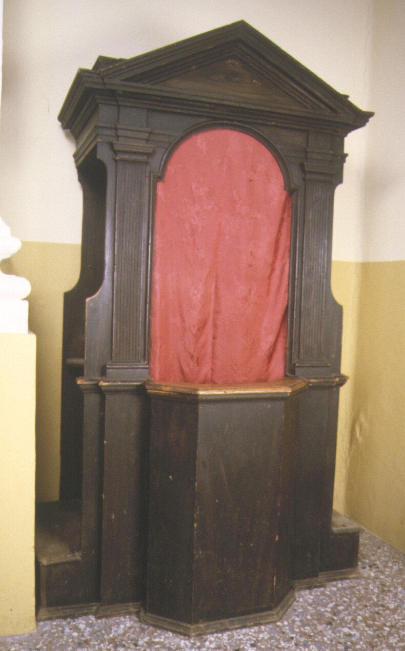 confessionale - ambito marchigiano (seconda metà sec. XIX)