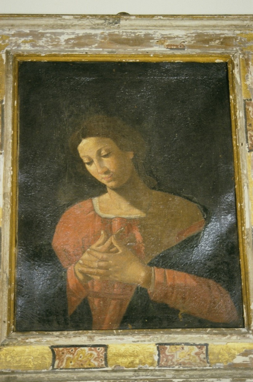 Madonna (cornice, elemento d'insieme) - bottega marchigiana (metà sec. XVII)