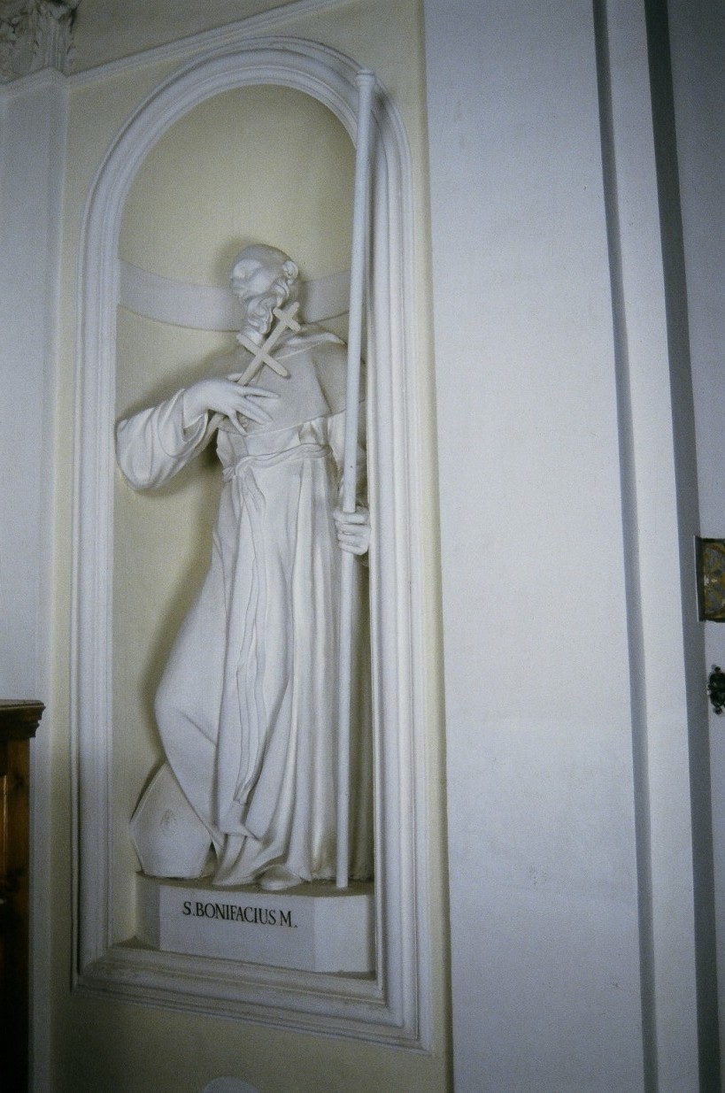 San Bonifacio (scultura) di Sarti Carlo (sec. XVIII)