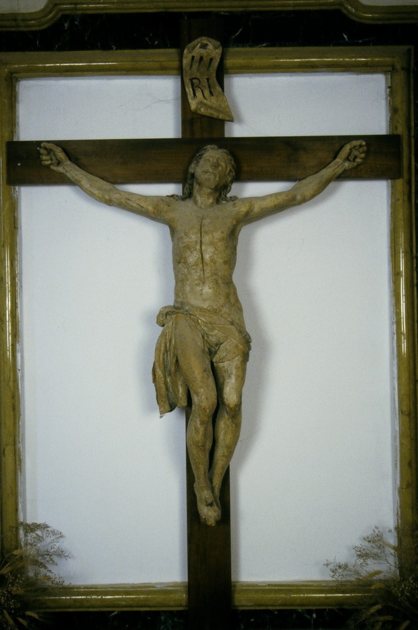 Cristo crocifisso (scultura) - bottega Italia centrale (prima metà sec. XVII)