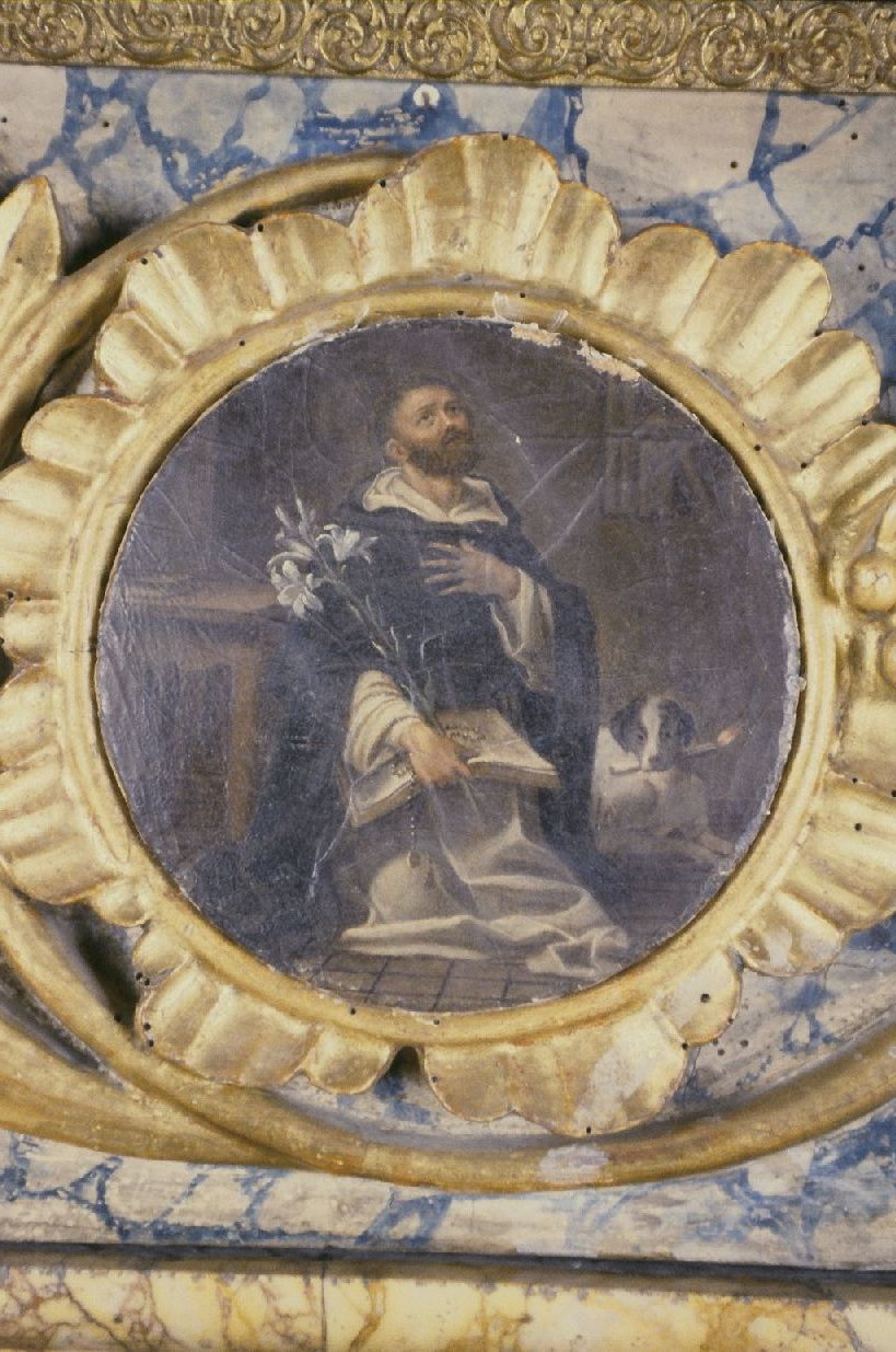 San Domenico (dipinto, elemento d'insieme) - ambito marchigiano (seconda metà sec. XVIII)