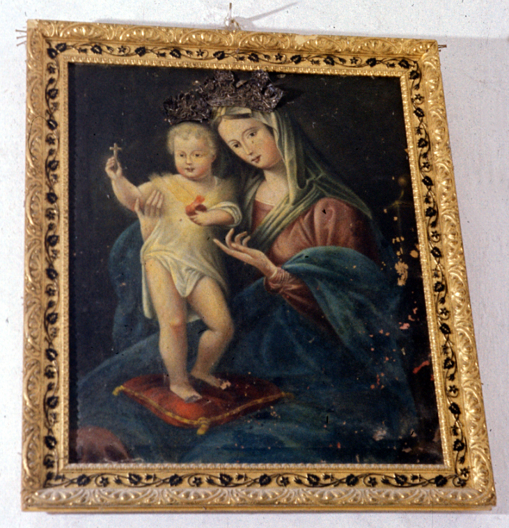 Madonna del Buon Consiglio (dipinto, elemento d'insieme) - ambito marchigiano (sec. XIX)