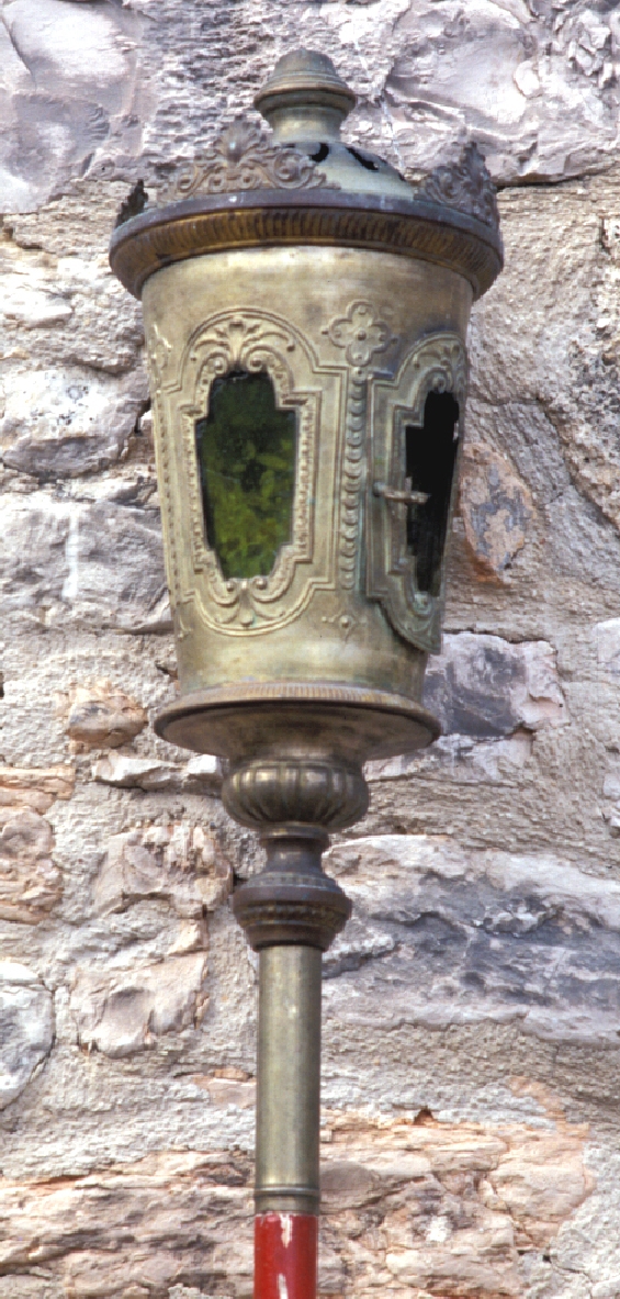 lanterna processionale, serie - produzione marchigiana (sec. XIX)